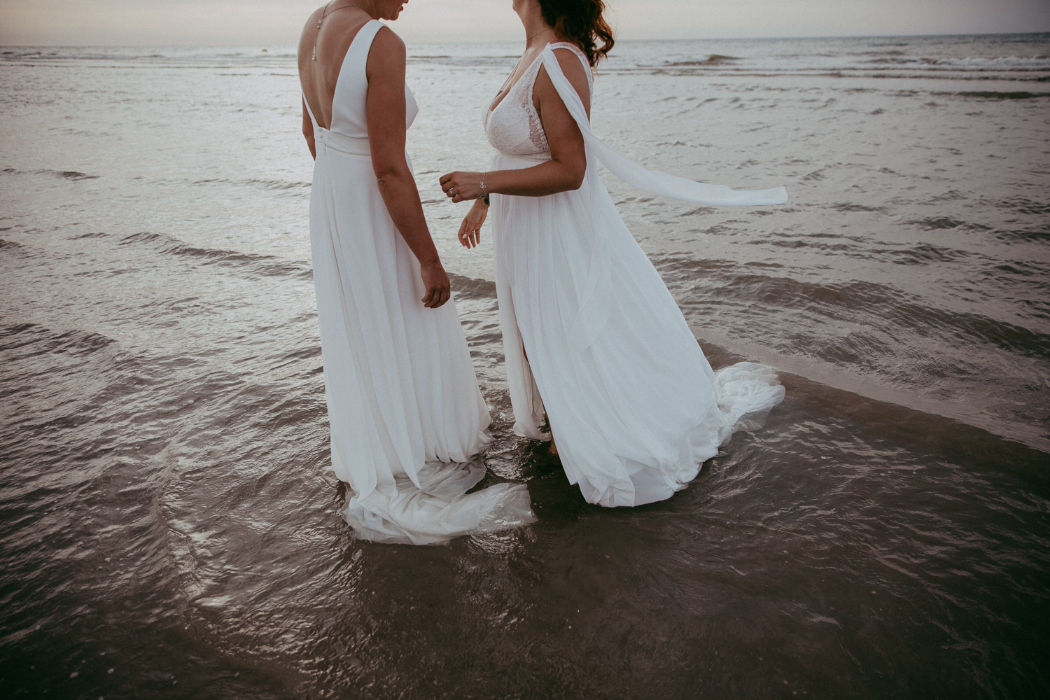 seance day after plage braydunes vague mer trash the dress